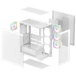 Корпус DeepCool CG580 4F WH (Midi-Tower)