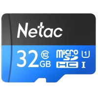 Карта памяти microSDHC 32Гб Netac (Class 10, 80Мб/с, UHS-I U1, без адаптера) [NT02P500STN-032G-S]