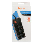 Сетевой фильтр Buro 800SH-5-B (5м, 8xEURO, 2,2кВт, 10А)