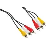 Кабель аудио-видео Ningbo (3хRCA (m), 3хRCA (m), 5м)