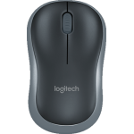Мышь Logitech Wireless Mouse M185 Grey-Black USB (радиоканал, кнопок 3, 1000dpi)