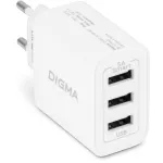 Зарядное устройство DIGMA DGWC-3U-5A-WG (5А)