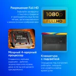 Ноутбук ASUS VivoBook E1504FA-BQ832W (AMD Ryzen 5 7520U 2.8 ГГц/16 ГБ LPDDR5/15.6