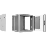 Шкаф коммутационный настенный Cabeus SH-05F-9U60/60 (9U, 600x501x600мм, IP20, 60кг)