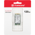Жесткий диск SSD 120Гб Transcend MTS420S (2242, 500/350 Мб/с, 75000 IOPS, SATA 3Гбит/с, для ноутбука и настольного компьютера)