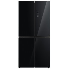 Холодильник Korting KNFM 81787 GN (No Frost, A, 2-камерный, Side by Side, объем 456:153л, 83,3x177,5x65,5см, чёрный)