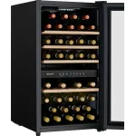 Винный шкаф Weissgauff WWC-49 DB DualZone (G, 1-камерный, черный)