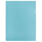 Папка-уголок Бюрократ Pastel EPAST/BLUE (A4, пластик, толщина пластика 0,18мм, голубой)