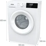 Стиральная машина Gorenje WNHPI84AS/R(59.5x85x54см, фронтальная, макс:8кг, 1400об/мин, защита от протечек, белый)