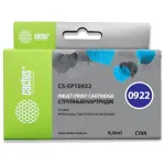 Чернильный картридж Cactus CS-EPT0922 (голубой; 6,6стр; Stylus C91, CX4300, T26, T27, TX106, TX109, TX117, TX119)