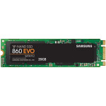 Жесткий диск SSD 250Гб Samsung 860 EVO (M.2, 550/520 Мб/с, 88000 IOPS, SATA 3Гбит/с, 512Мб, для ноутбука и настольного компьютера)