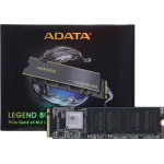 Жесткий диск SSD 500Гб ADATA Legend 800 (M.2, 3500/2200 Мб/с, PCIE 4.0 X4)