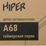 Корпус Hiper A68 (Mini-Tower, 2xUSB3.0)