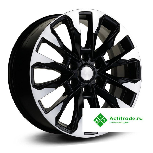 LegeArtis TY572 R20/8.5J PCD 6x139,7 ET 45 ЦО 95,1 черный с полированной лицевой поверхностью