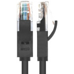 Greenconnect GCR-LNC06-15.0m (RJ45(m), RJ45(m), внутренний, 15м, 5E, 4пары, U/UTP, чёрный)