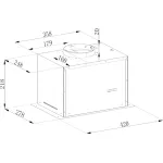 Вытяжка Weissgauff Dubhe 450 Black