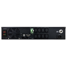 ИБП Powercom SMART RT SRT-1500A LCD (интерактивный, 1500ВА, 1350Вт, 8xIEC 320 C13 (компьютерный), 2U) [SRT-1500A LCD]