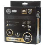 Кабель аудио-видео Cactus (HDMI (m), HDMI (m), 1м)