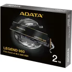 Жесткий диск SSD 2Тб ADATA Legend 960 (M.2, 7400/6800 Мб/с, 630000 IOPS, PCIE 4.0 X4)