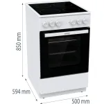 Плита Gorenje GEC5A12WG-B