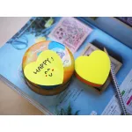 Блок самоклеящийся Hopax 21356 (бумага, сердце, 64x67мм, 250листов, 70г/м2, 5цветов)