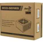 Блок питания Aerocool Eco-500W (ATX, 500Вт, 20+4 pin, ATX12V 2.3, 1 вентилятор)