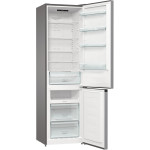 Холодильник Gorenje NRK6201PS4 (No Frost, A+, 2-камерный, объем 353:243/110л, 60x200x59.2см, серебристый металлик)