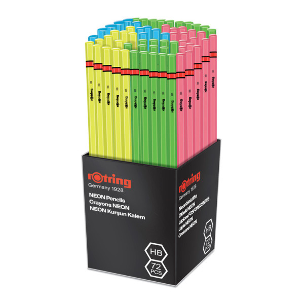 Карандаш чернографитовый Rotring 2090066 (восьмигранный, HB, коробка картонная)