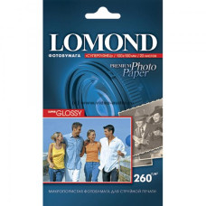 Фотобумага Lomond 1103101 (A4, 260г/м2, для струйной печати, односторонняя, высокоглянцевая, 20л) [1103101]