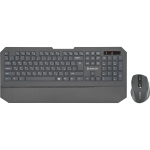 Клавиатура и мышь DEFENDER Berkeley C-925 Nano Black USB (радиоканал, классическая мембранная, 104кл, лазерная, кнопок 6, 1600dpi)
