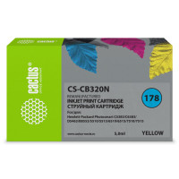 Чернильный картридж Cactus CS-CB320N(CS-CB320) (желтый; 5стр; PS B8553, C5383, C6383, D5463, 5510) [CS-CB320N(CS-CB320)]