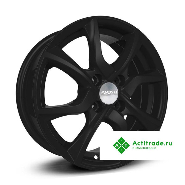 Скад Тулон R15/6J PCD 4x98 ET 35 ЦО 58,6 черный матовый