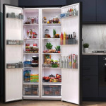 Холодильник Lex LSB520STGID (No Frost, A+, 2-камерный, Side by Side, объем 466:283/183л, инверторный компрессор, 83x178.9x60.9см, темно-серый)