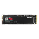 Жесткий диск SSD 250Гб Samsung 980 Pro (M.2, 6400/2700 Мб/с, 600000 IOPS, PCI-E, 512Мб, для ноутбука и настольного компьютера)