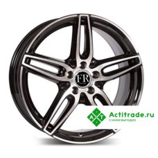Replica FR MR274 R18/8J PCD 5x112 ET 43 ЦО 66,6 черный с полированной лицевой поверхностью