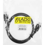 Кабель аудио-видео LAZSO (прямой HDMI (m), прямой HDMI (m), HDM: ver 2.0, 1м)