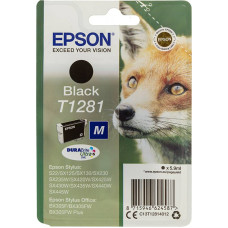 Чернильный картридж Epson C13T12814012 (черный; 185стр; S22, SX125) [C13T12814012]