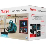 Пылесос Tefal Swift Power Cyclonic TW2922EA (сухая, контейнер, мощность всасывания: 750Вт, пылесборник: 1.5л, потребляемая мощность: 2100Вт)