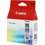 Чернильный картридж Canon CLI-36 (многоцветный; 250стр; 12мл; Pixma 260mini)