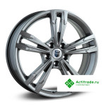 КиК Karrera Light R18/7J PCD 5x112 ET 35 ЦО 66,6 насыщенный антрацитовый