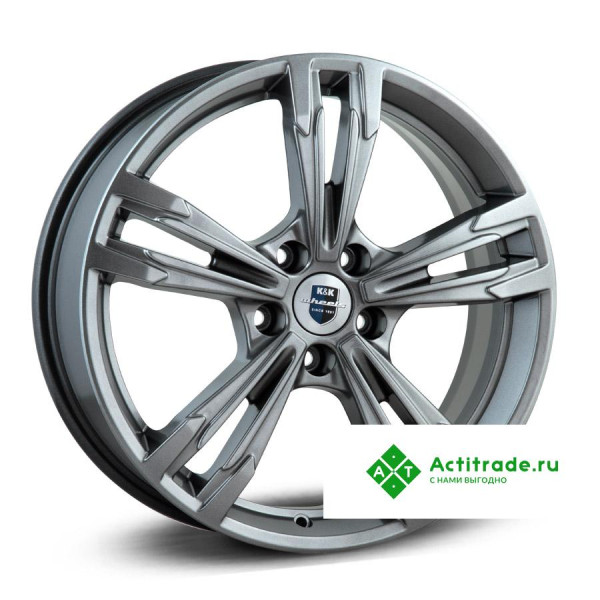 КиК Karrera Light R18/7J PCD 5x112 ET 35 ЦО 66,6 насыщенный антрацитовый