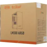 Корпус PCcooler LM300 ARGB (Mini-Tower, 2xUSB3.0, 1x120мм)