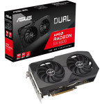 Видеокарта Radeon RX 6600 2044МГц 8Гб ASUS DUAL (GDDR6, 128бит, 1xHDMI, 3xDP)