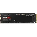 Жесткий диск SSD 1Тб Samsung 990 PRO (2280, 7450/6900 Мб/с, 1550000 IOPS, PCIe 4.0 x4 (NVMe), 1024Мб, для ноутбука и настольного компьютера)