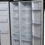 Холодильник Hyundai CS5003F (No Frost, A+, 2-камерный, Side by Side, инверторный компрессор, черное стекло)