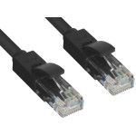 Greenconnect GCR-LNC06-15.0m (RJ45(m), RJ45(m), внутренний, 15м, 5E, 4пары, U/UTP, чёрный)