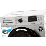 Стиральная машина Beko RSPE78612S(фронтальная средняя, класс стирки/отжима/э.потребления: A/B/A+++ , макс: 7кг, 1200 об/мин, инвертер, 60x84x45см, серебристый)
