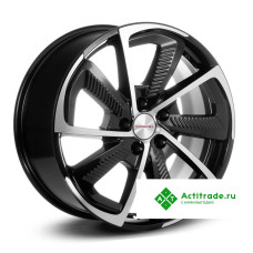 КиК C.T.G- Оригинал R18/8J PCD 5x112 ET 48 ЦО 57,1 черный с полированной лицевой поверхностью