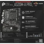 Материнская плата MSI A520M-A PRO (AM4, AMD A520, 2xDDR4 DIMM, microATX, RAID SATA: 0,1,10)