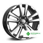 КиК ZV Creta КС874 R17/6.5J PCD 5x114,3 ET 49 ЦО 67,1 черный с полированной лицевой поверхностью